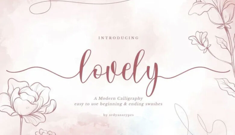 Lovely Calligraphy Font