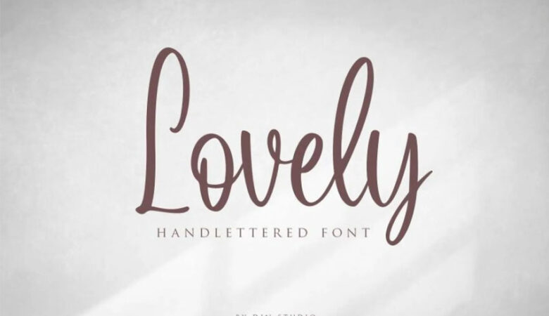 Lovely Handlettered Font