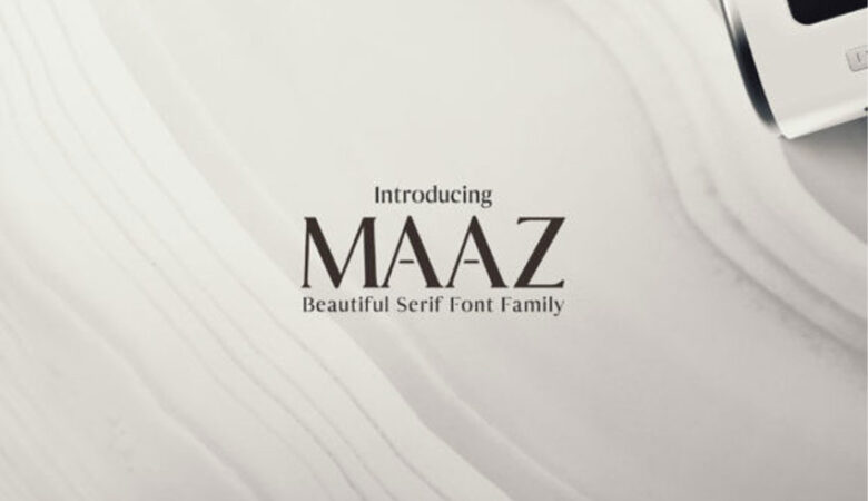 Maaz Family Font