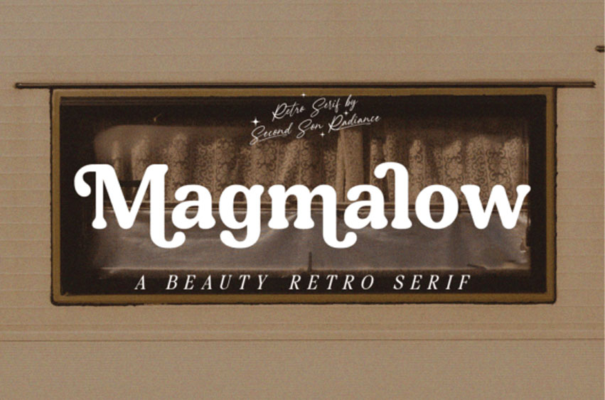 Magmalow Font