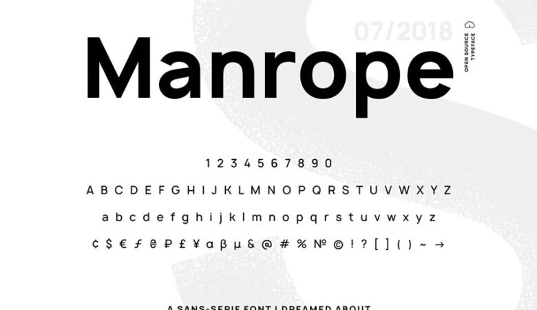 Manrope Font