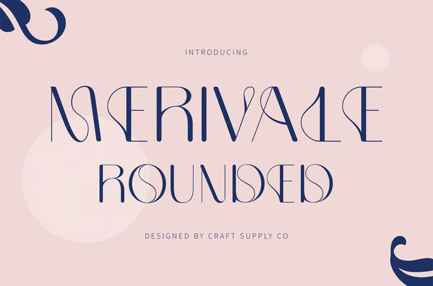 Merivale Rounded Font