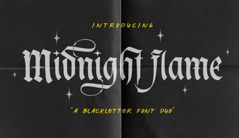 Midnight Flame Font