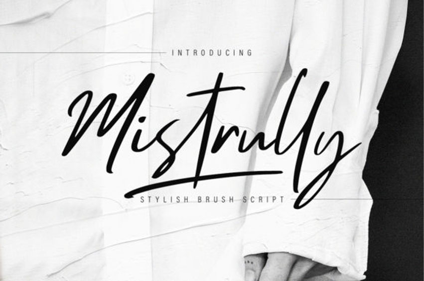 Mistrully Script Font