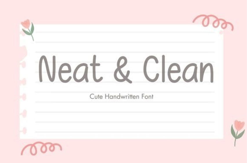 Neat and Clean Font