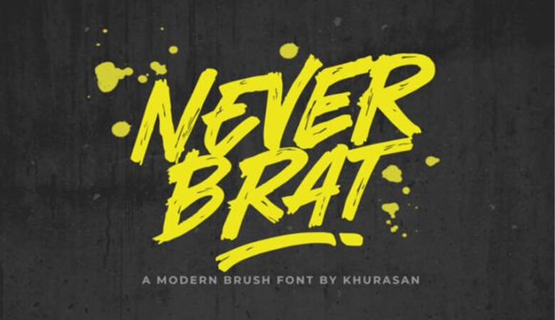 Never Brat Font