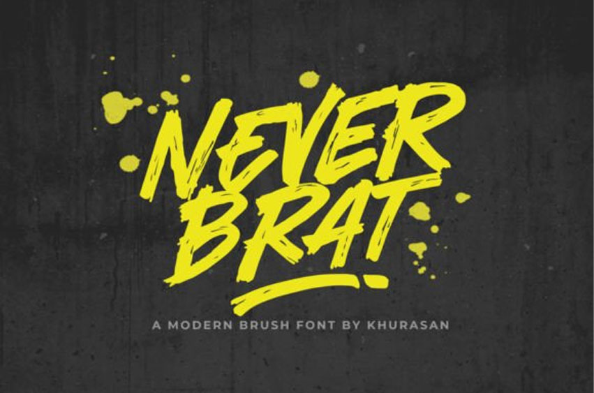 Never Brat Font