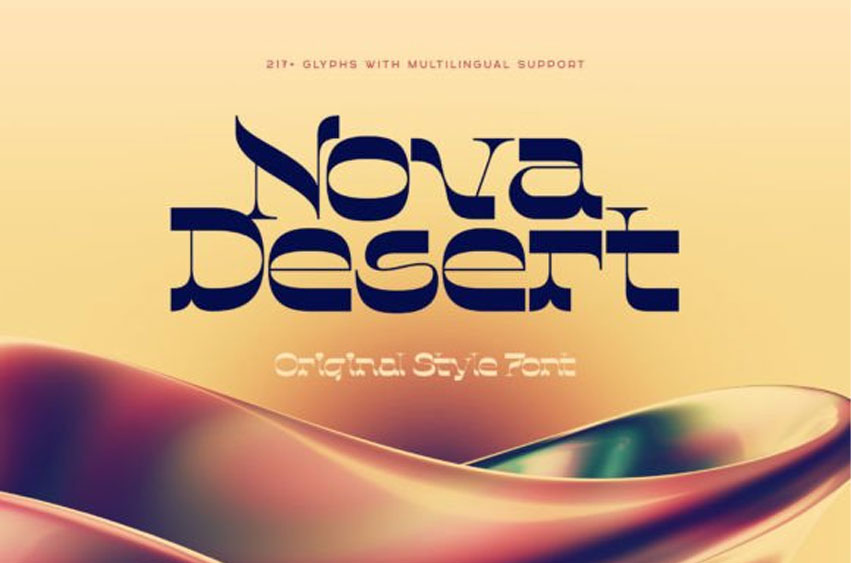 Nova Desert Font