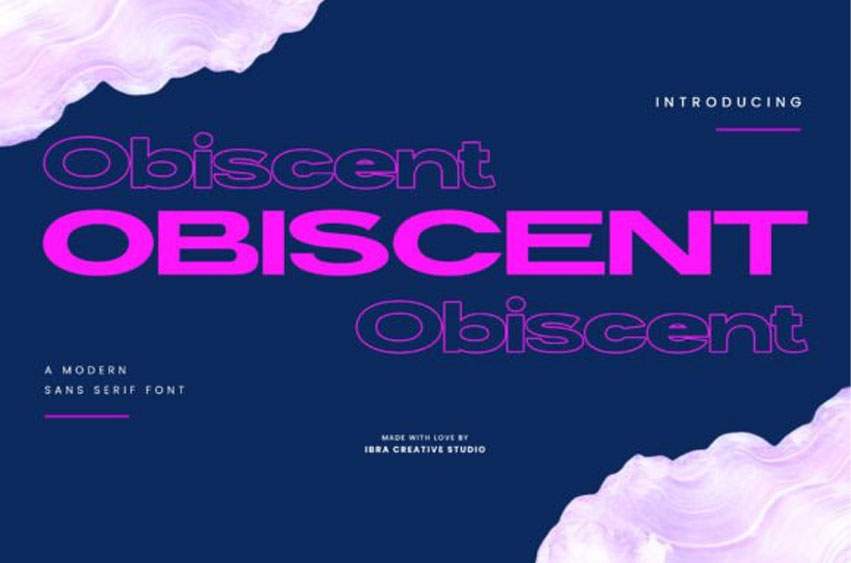 Obiscent Font