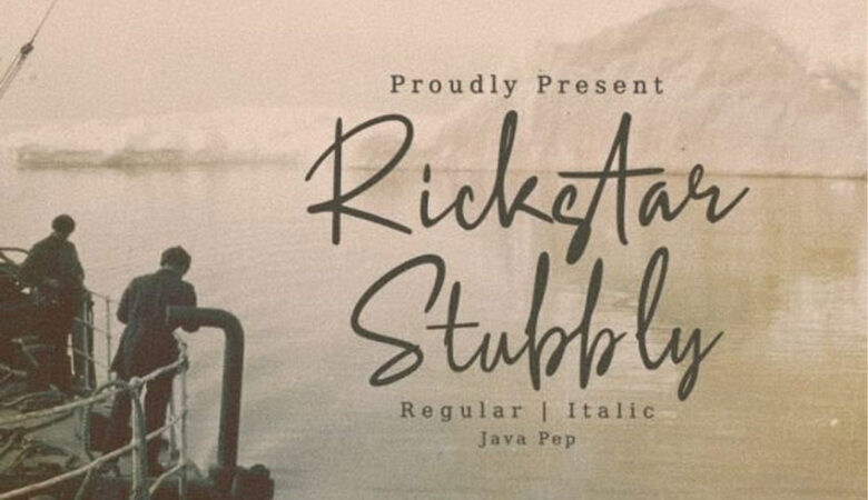 Rickstar Stubbly Font