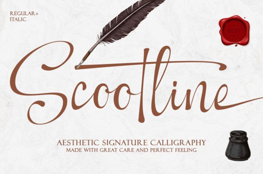 Scootline Font