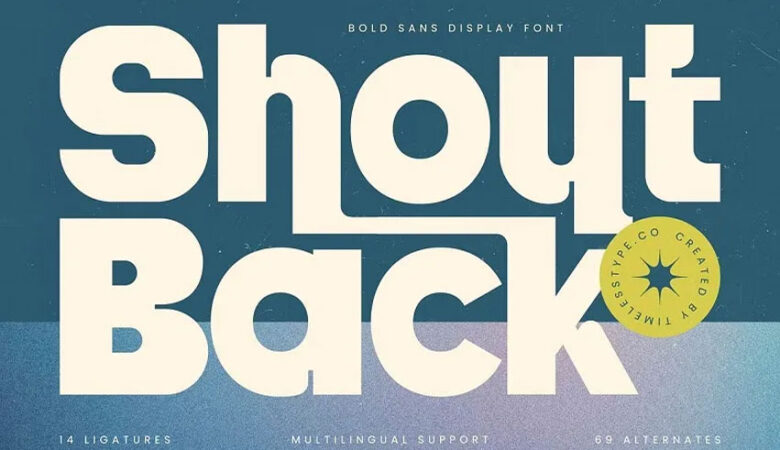 Shout Back Font