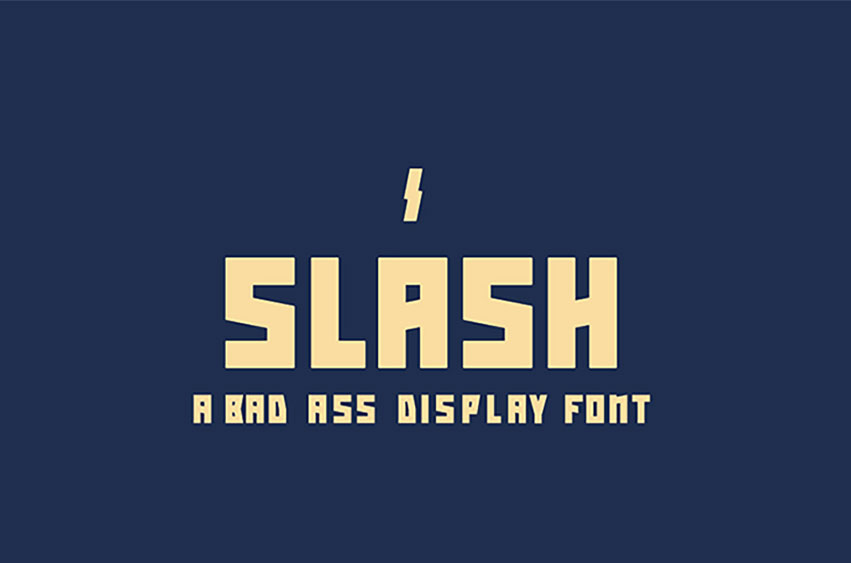 Slash Font - FreeDaFonts