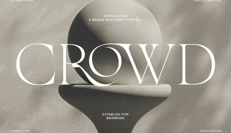 The More Crowd Font