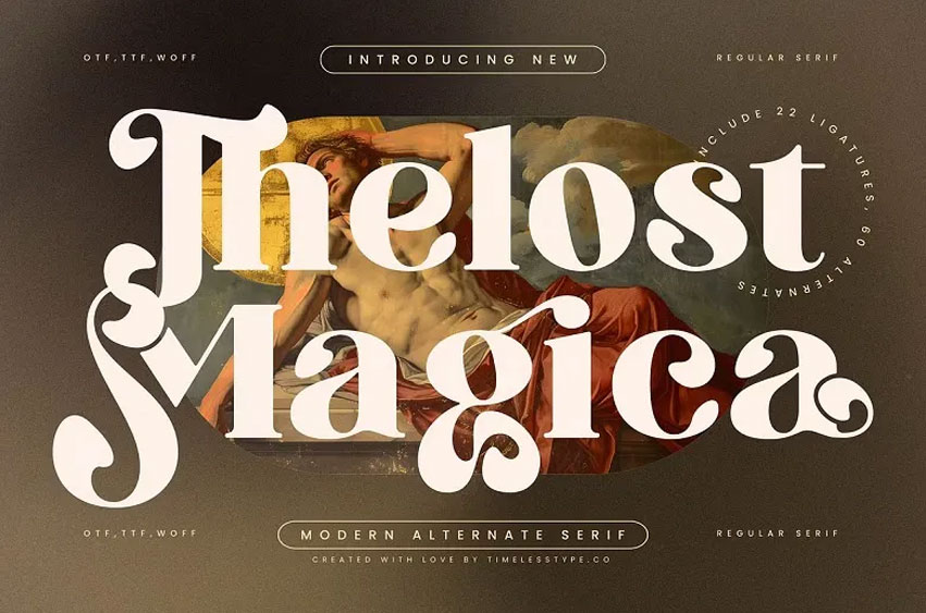 Thelost Magica Font