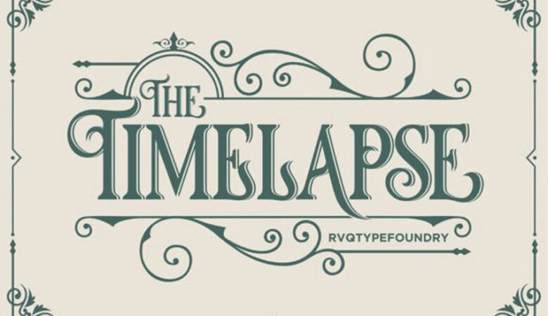 Timelapse Font