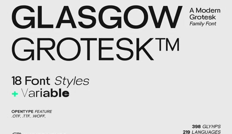 UT Glasgow Grotesk Font