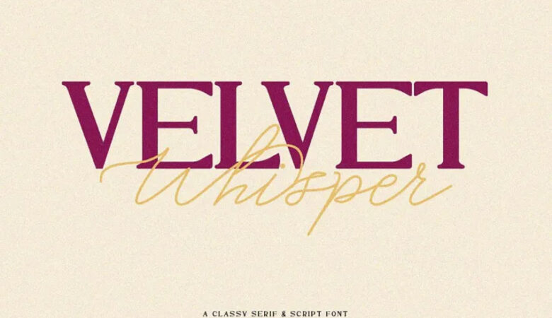 Velvet Whisper Font