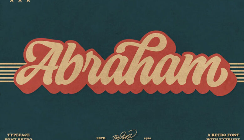 Abraham Retro Font