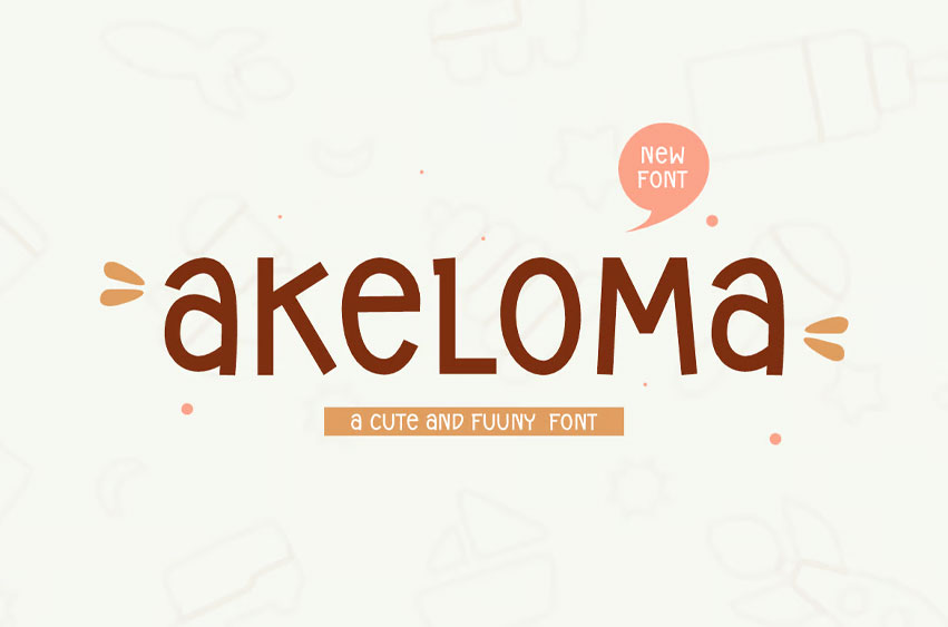 Akeloma Font