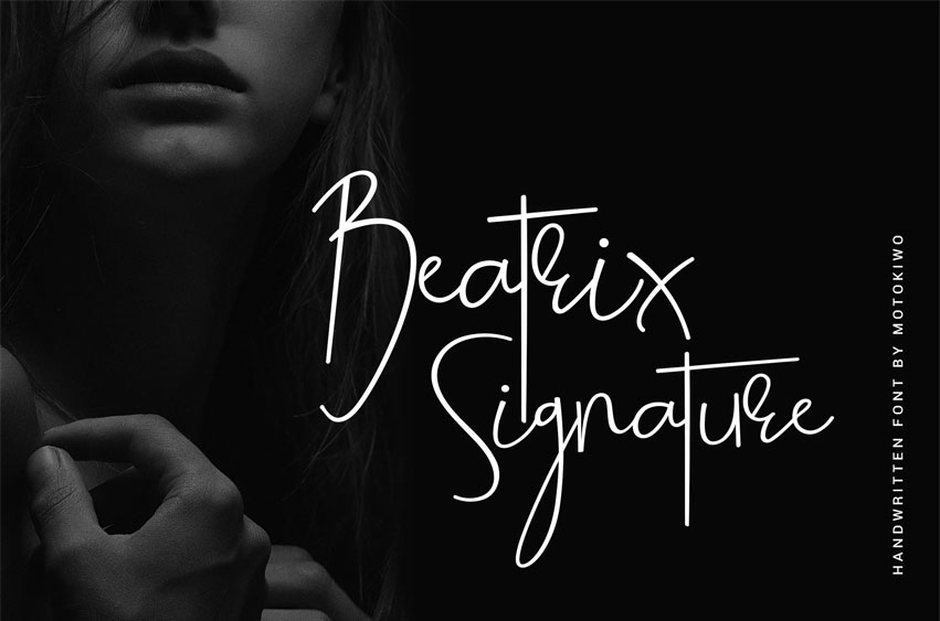 Beatrix Signature Font