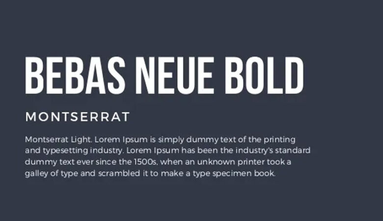 Bebas Neue Bold Font