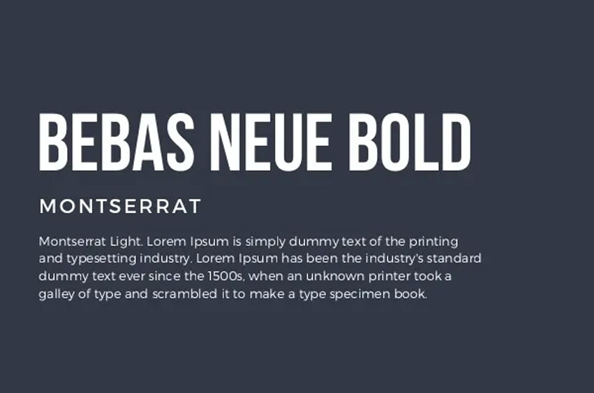 Bebas Neue Bold Font