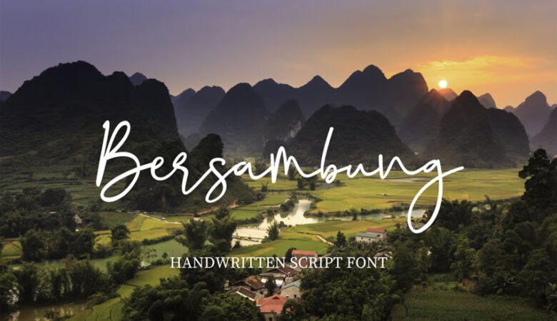 Bersambung Font