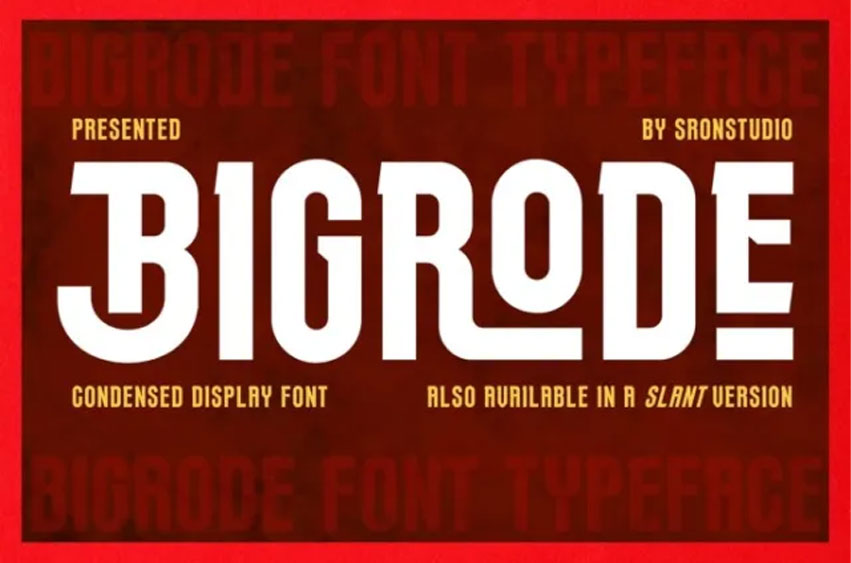 Bigrode Font