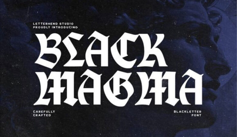 Black Magma Font