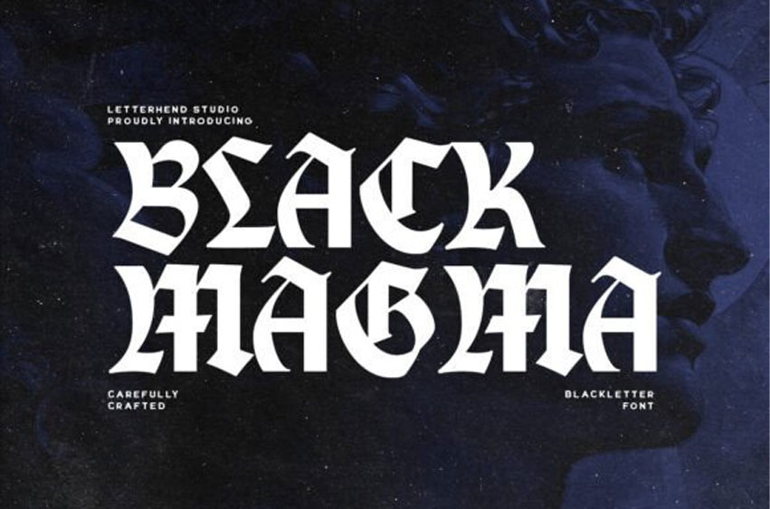 Black Magma Font