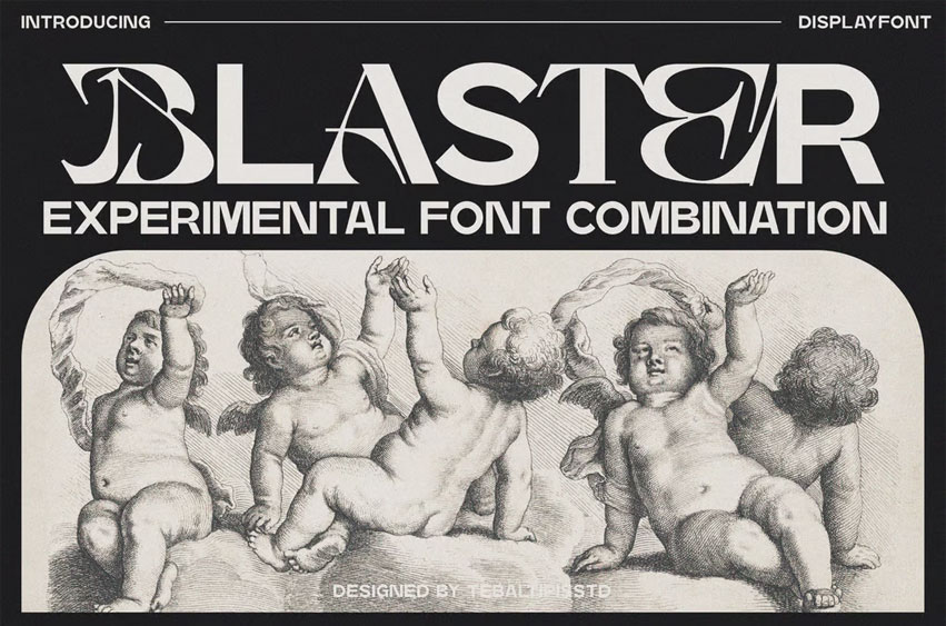 Blaster Display Font