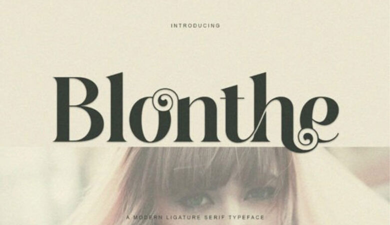 Blonthe Font