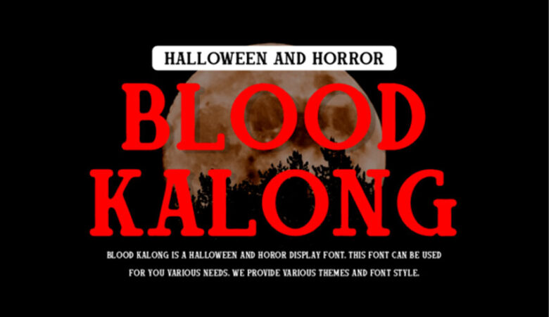 Blood Kalong Font