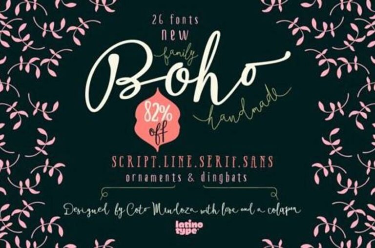 Boho Script Font - FreeDaFonts