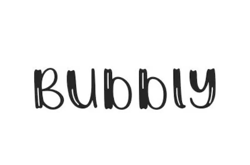 Bubbly Font