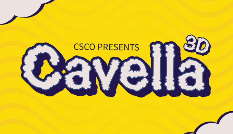 Cavella 3D Font