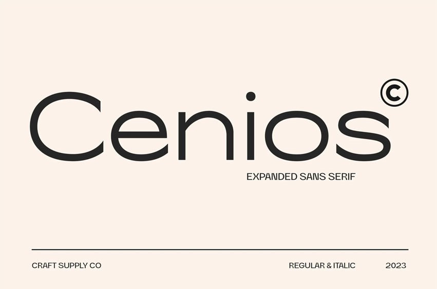 Cenios Font