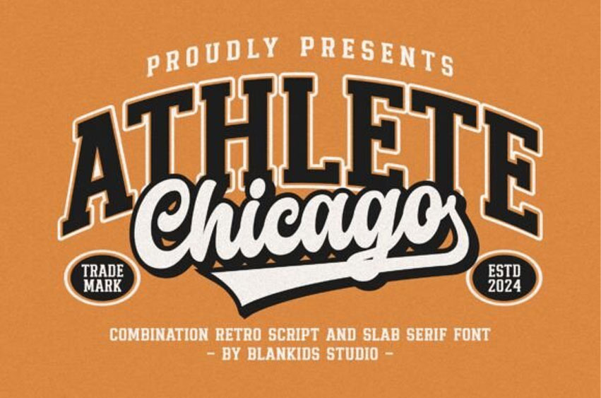 Chicago Athlete Font