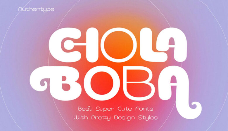 Chola Boba Font