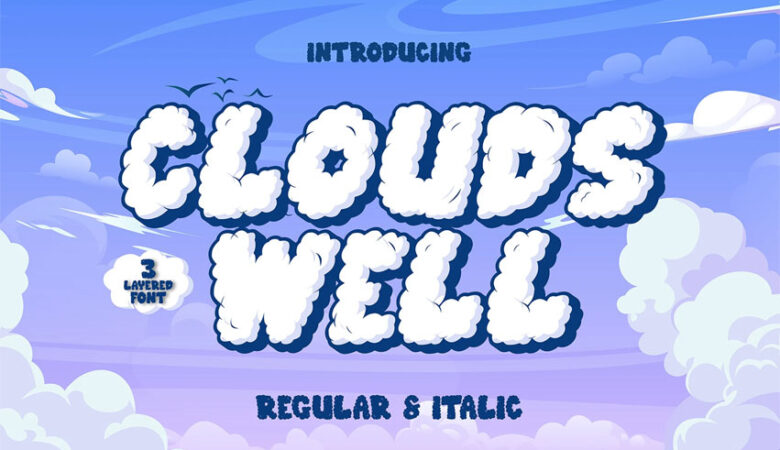 Clouds Well Font