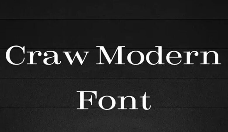 Craw Modern Font