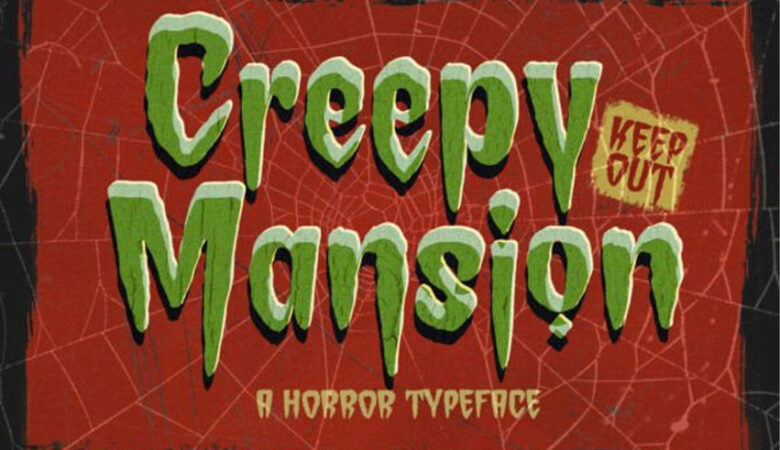 Creepy Mansion Font