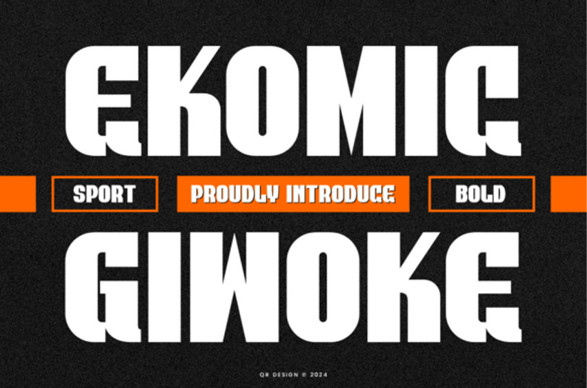 Ekomic Giwoke Font