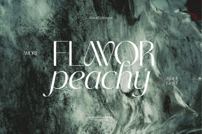 Flavor Peachy Font