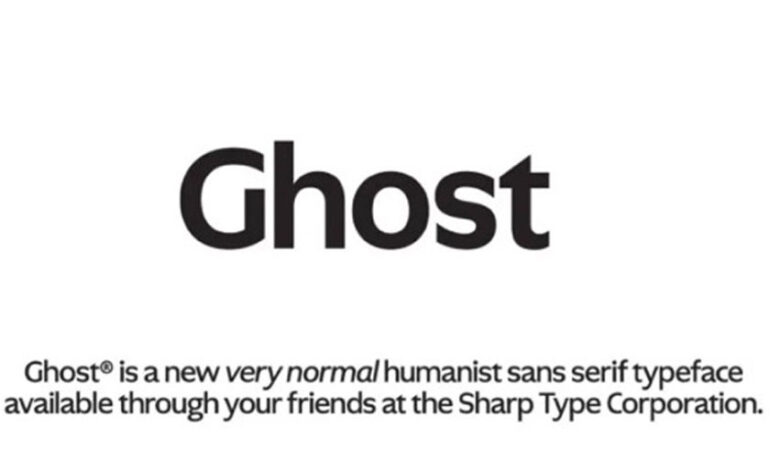 Ghost Font