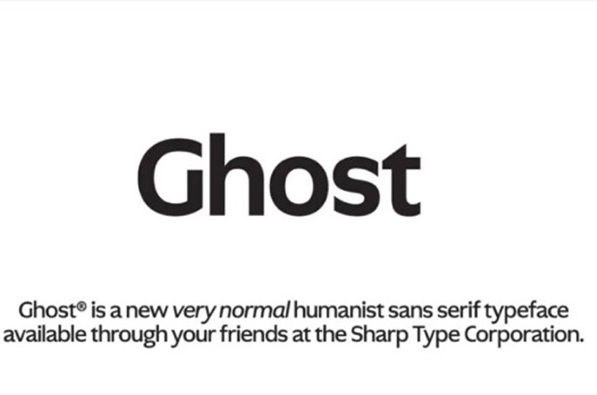 Ghost Font