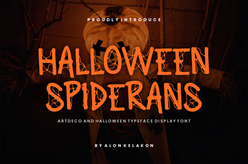 Halloween Spiderans Font