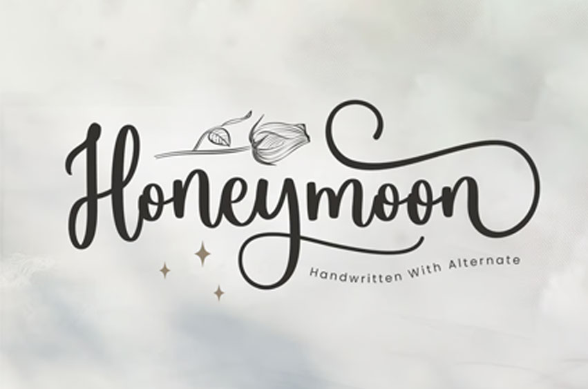 Honeymoon Font