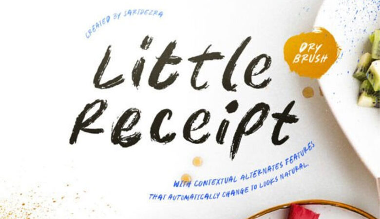 Little Receipt Font